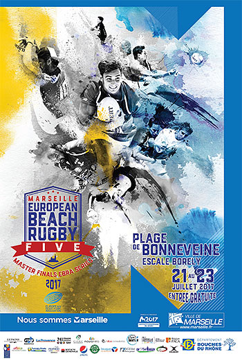 affiche beach rugby five marseille 2017