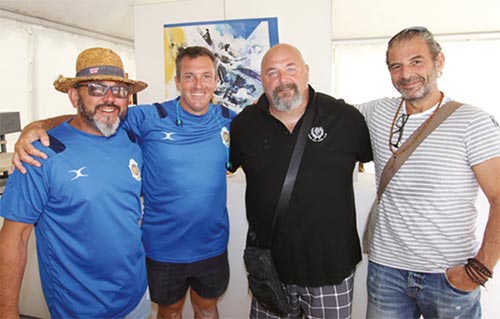equipe organisation Beach Rugby Five Marseille 2018