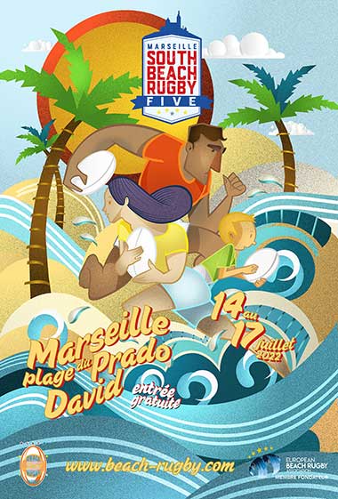 affichage beach rugby five marseille 2022